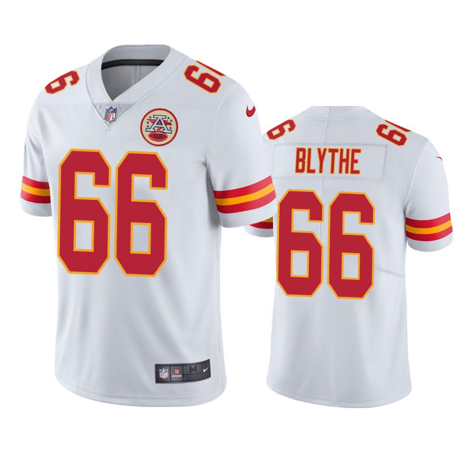 Men Kansas City Chiefs #66 Austin Blythe Nike White Limited NFL Jersey